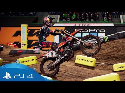 Monster Energy Supercross - The Official Videogame | Reveal Trailer | PS4