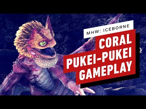 7 Minutes of Monster Hunter World: Iceborne Coral Pukei-Pukei Gameplay