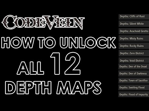 Code Vein - All Depth Maps Locations Deep trailblazer Trophy (Guide)