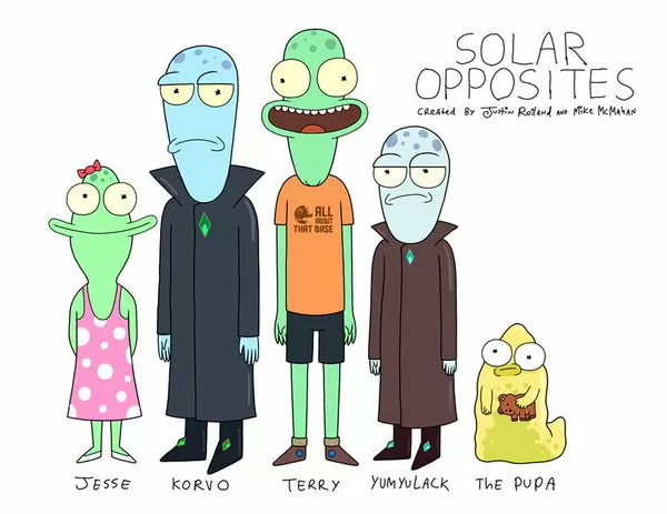 “Solar Opposites”, la nuova serie animata dal Co-creatore di Rick e Morty