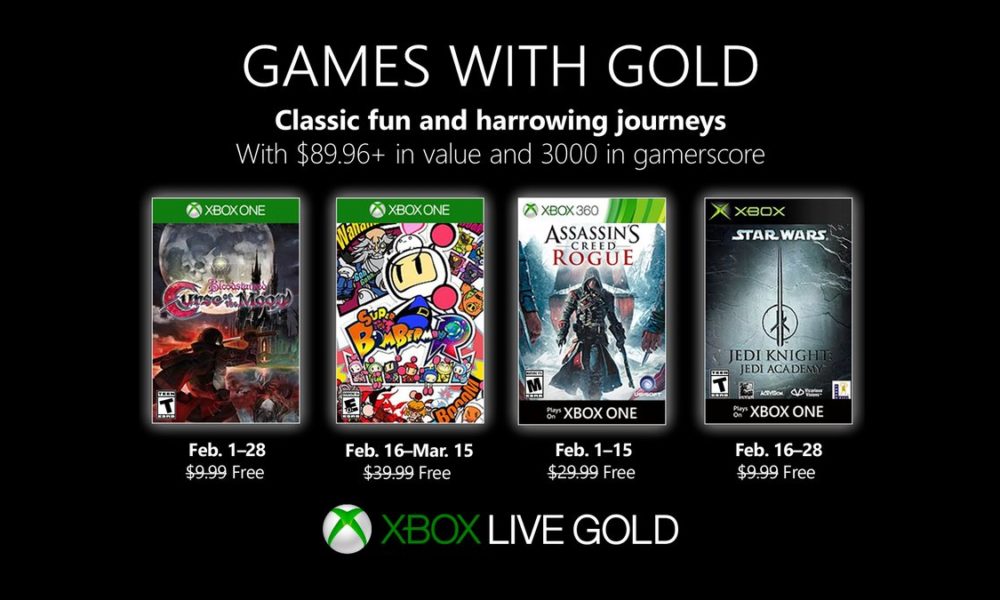 Games with Gold Febbraio 2019: Assassin's Creed e Star Wars tra i titoli di questo mese 2