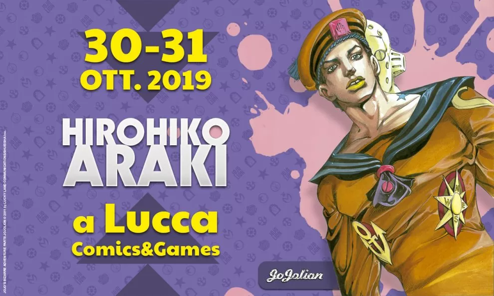 Araki al Lucca Comics & Games 2019 e come ottenere un suo disegno