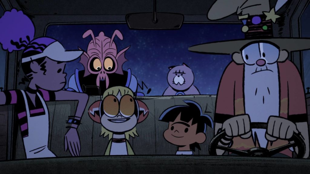 Netflix Kid Cosmic Serie animata animated series Jo Rosa Papa G Chuck Tuna Sandwich Panino al Tonno