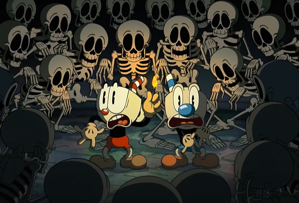 Cuphead Show Mugman Netflix Skeletons