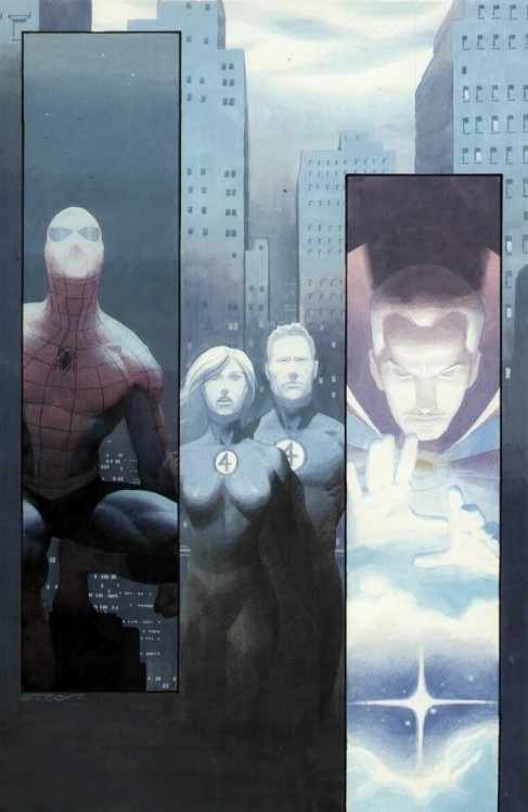 Silver Suerfer Requiem Norrin Radd Michael Straczynski Esad Ribić Spider-Man Peter Parker Mr Fantastic Invisible Woman Doctor Strange