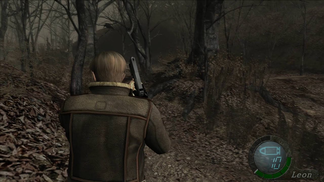 Resident Evil 4 telecamera over the shoulder