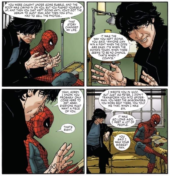 Neil Gaiman Amazing Fantasy 1000 Spider-Man Steve McNiven