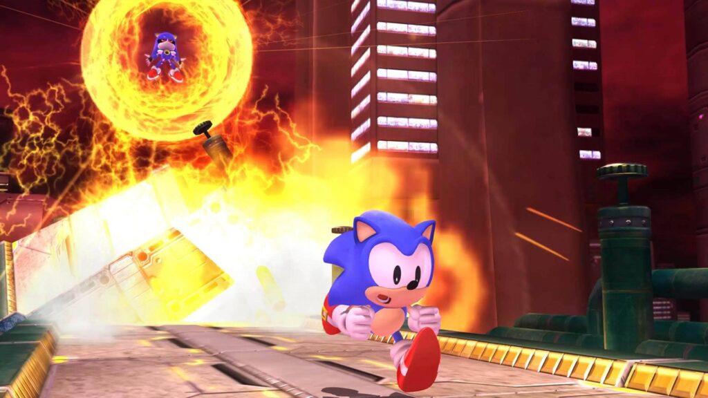 Classic Sonic - VS Metal Sonic