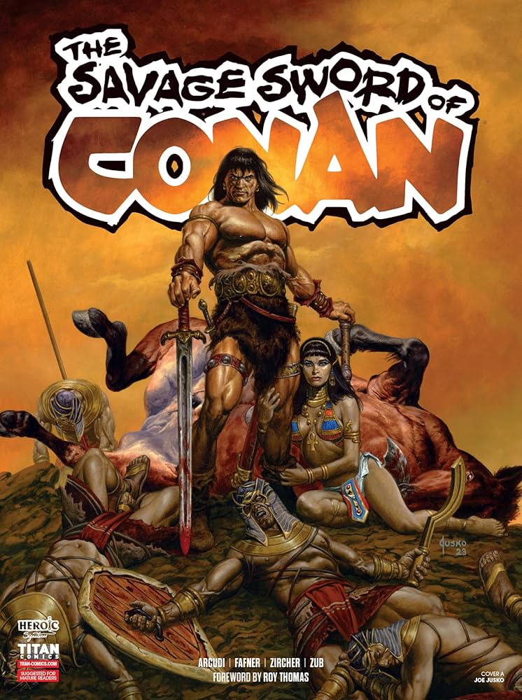 Conan titan comics pulp