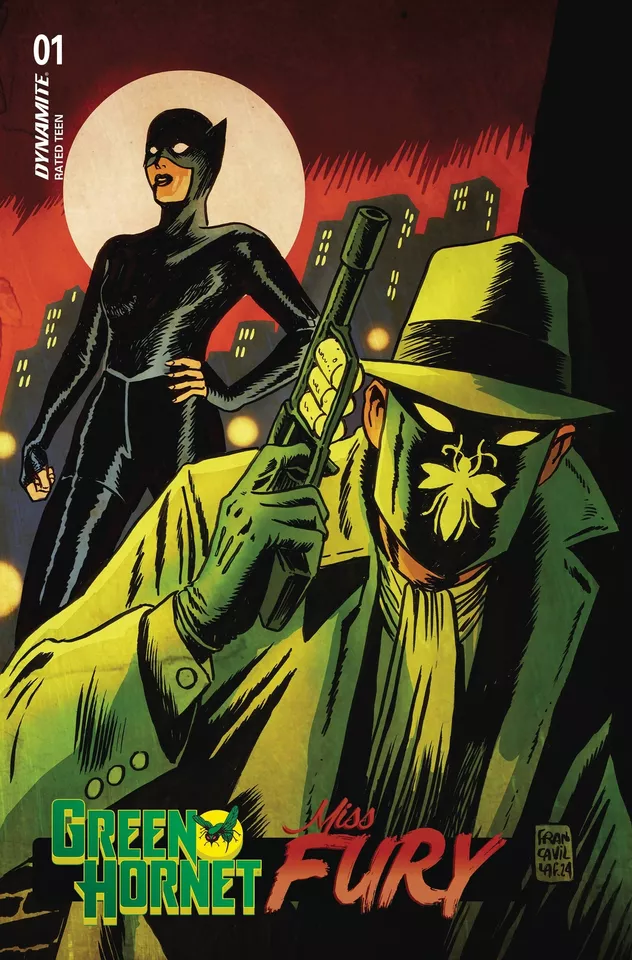 green hornet ms fury dynamite entertainment pulp