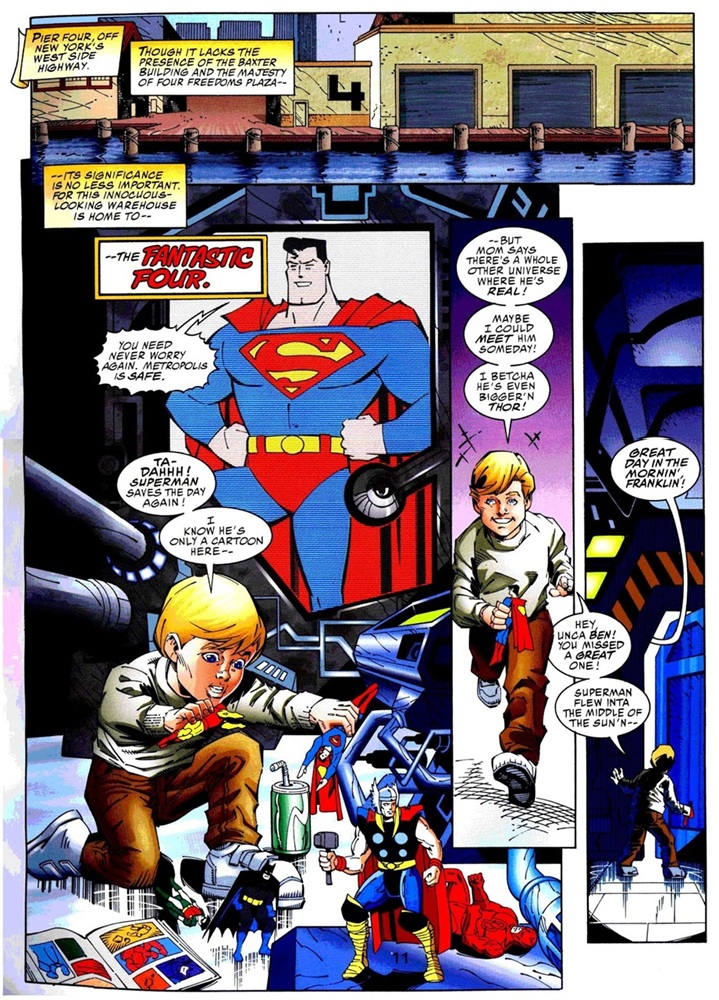 Quando Superman e i Fantastici Quattro combatterono Galactus 3