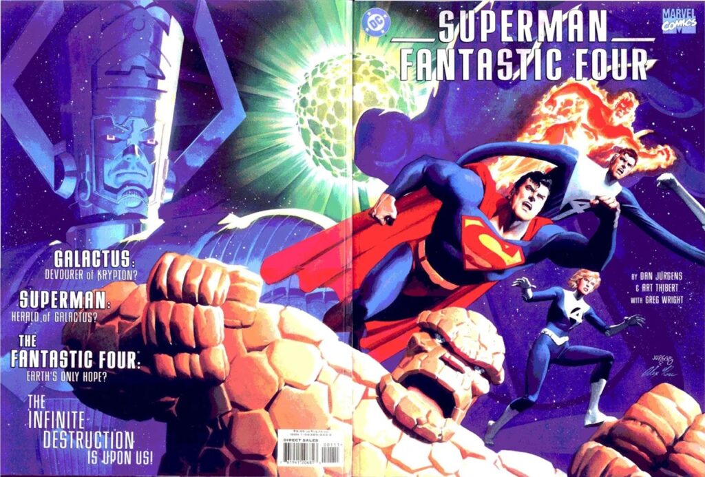 superman fantastici quattro distruzione infinita