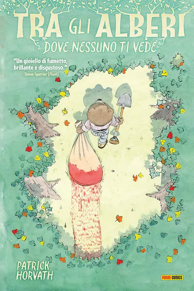 tra gli alberi dove nessuno ti vede fumetti horror