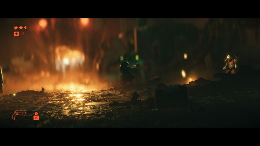 gameplay replaced recensione grafica design pixel art fantascienza combattimento abilità cutscene